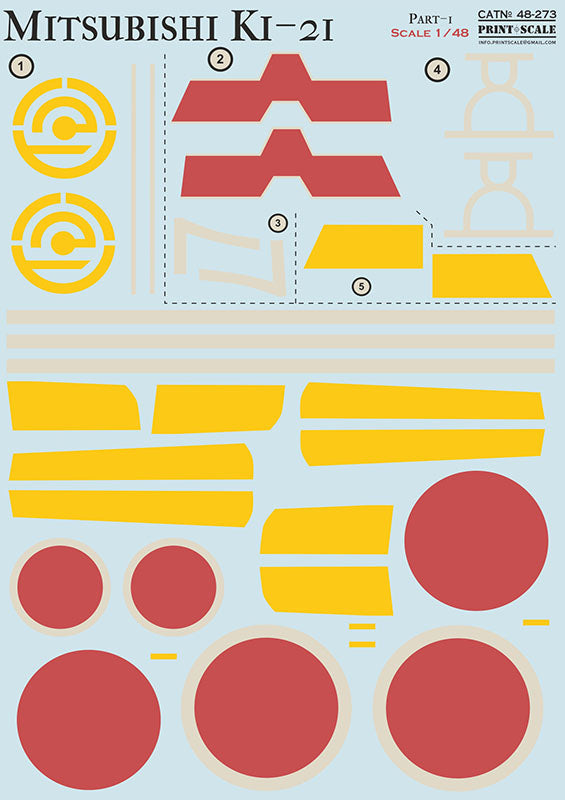 Print Scale 48-273 1:48 Mitsubishi Ki-21 Part 1