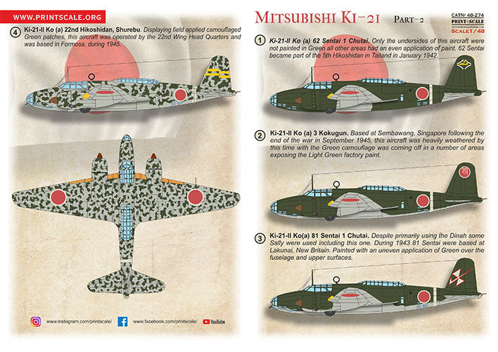 Print Scale 48274 1:48 Mitsubishi Ki-21 Part 2
