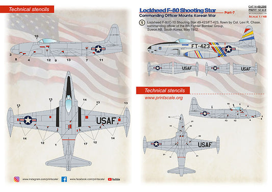 Print Scale 48-286 1:48 Lockheed F-80 Shooting Star Part 7