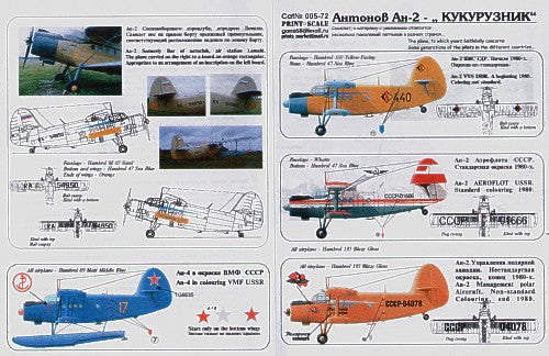 Print Scale 72004 1:72 Antonov An-2 'Colt'