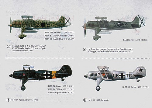 Print Scale 72012 1:72 Heinkel He-51A/He-51B