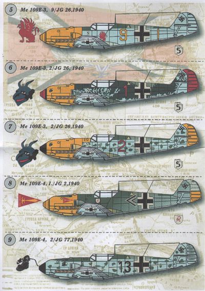 Print Scale 72021 1:72 Messerschmitt Bf-109E Part 1