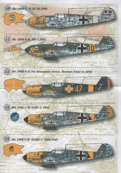 Print Scale 72021 1:72 Messerschmitt Bf-109E Part 1