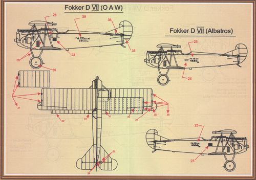 Print Scale 72024 1:72 Fokker D.VII Part 1