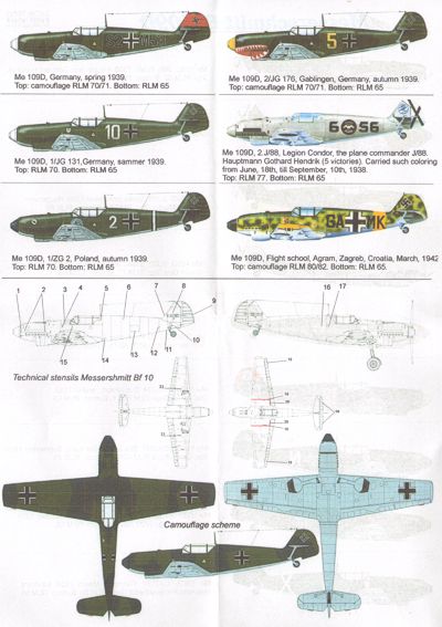 Print Scale 72032 1:72 Messerschmitt Bf-109D