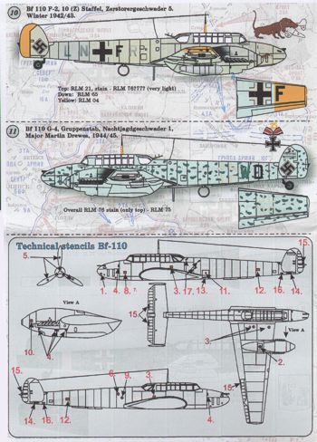 Print Scale 72035 1:72 Messerschmitt Bf-110