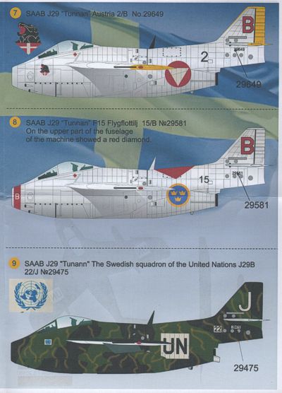 Print Scale 72038 1:72 Saab J-29A 'Tunnan'