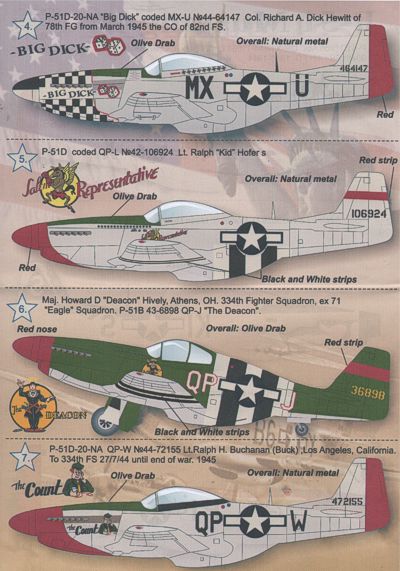 Print Scale 72039 1:72 North-American P-51D Mustang