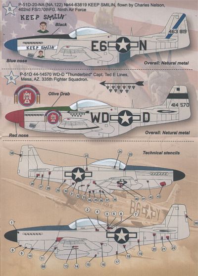 Print Scale 72039 1:72 North-American P-51D Mustang