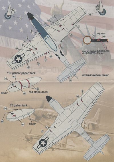 Print Scale 72039 1:72 North-American P-51D Mustang