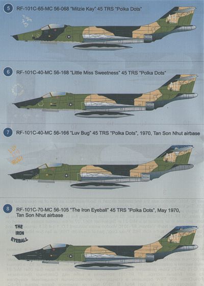 Print Scale 72042 1:72 McDonnell RF-101C Voodoo