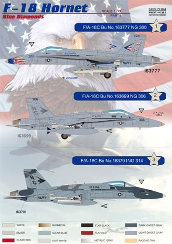 Print Scale 72044 1:72 McDonnell-Douglas F/A-18C Hornet Part 1