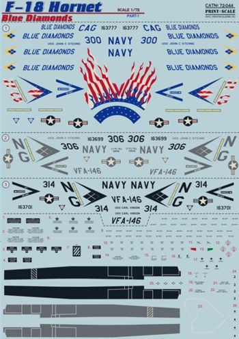 Print Scale 72044 1:72 McDonnell-Douglas F/A-18C Hornet Part 1