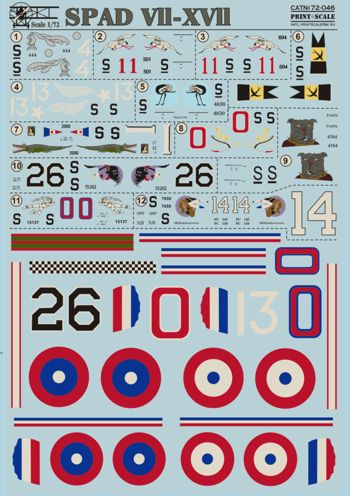 Print Scale 72046 1:72 Spads