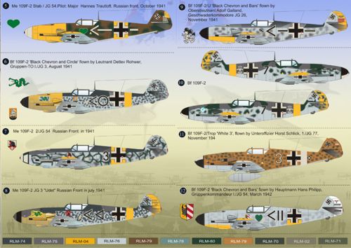 Print Scale 72048 1:72 Messerschmitt Bf-109F-2