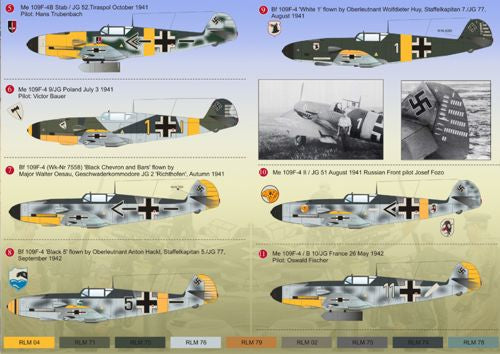 Print Scale 72049 1:72 Messerschmitt Bf-109F-4