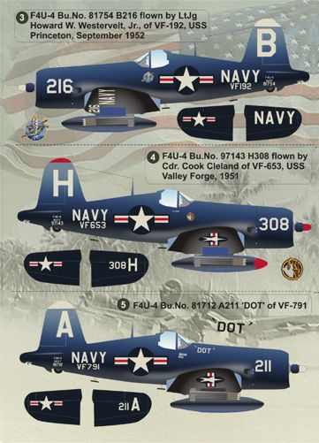 Print Scale 72052 1:72 Vought F4U Corsair Korean War