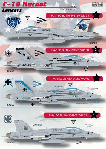 Print Scale 72053 1:72 McDonnell-Douglas F/A-18C Hornet Part 3