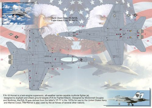 Print Scale 72053 1:72 McDonnell-Douglas F/A-18C Hornet Part 3