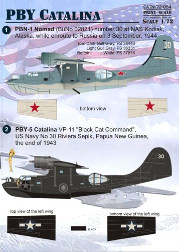 Print Scale 72054 1:72 Consolidated PBY Catalina