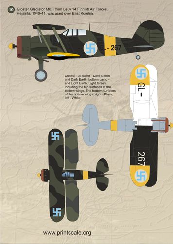 Print Scale PSL72063 1:72 Gloster Gladiator Part 2