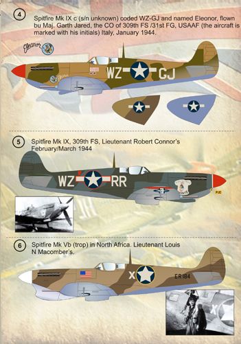 Print Scale 72064 1:72 American Spitfire Aces of WWII