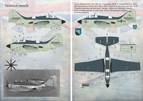 Print Scale 72069 1:72 Fairey Gannet