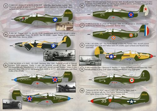 Print Scale 72077 1:72 Bell P-39 Airacobra