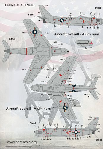 Print Scale 72079 1:72 North-American F-86E Sabre