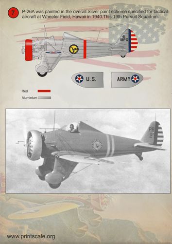 Print Scale 72090 1:72 Boeing P-26 Peashooter