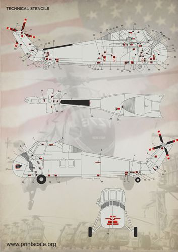 Print Scale 72092 1:72 Sikorsky H-34 Part 2