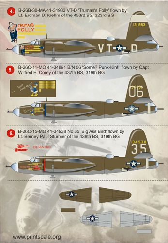 Print Scale 72097 1:72 Martin B-26 Marauder