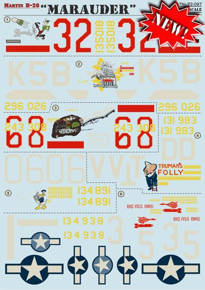 Print Scale 72097 1:72 Martin B-26 Marauder