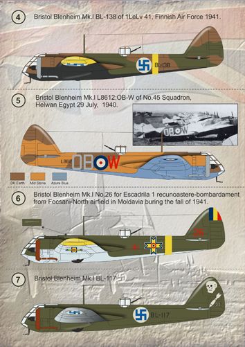 Print Scale 72100 1:72 Bristol Blenheim