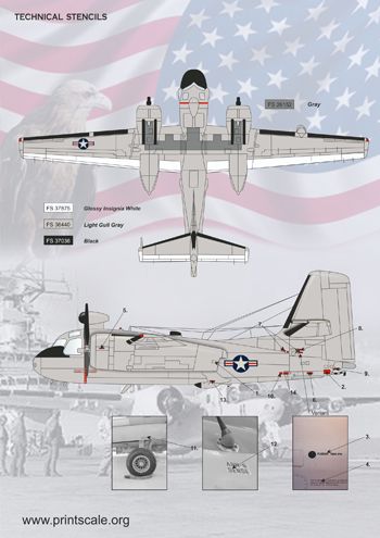 Print Scale 72104 1:72 Grumman S-2 Tracker