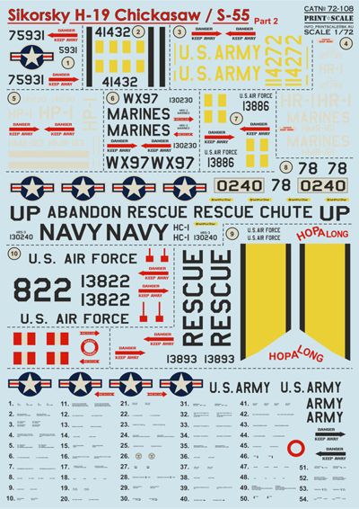 Print Scale 72108 1:72 Sikorsky H-19 Part 2