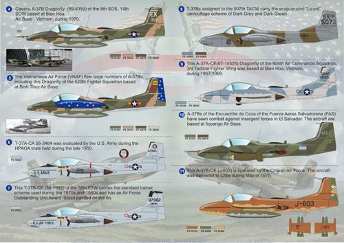 Print Scale 72111 1:72 Cessna A-37 Dragonfly