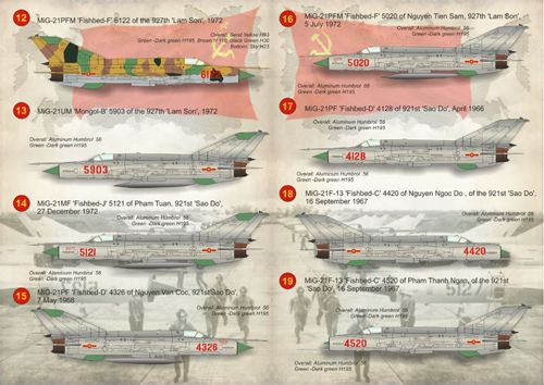 Print Scale 72116 1:72 MIG Air force of the Vietnam War