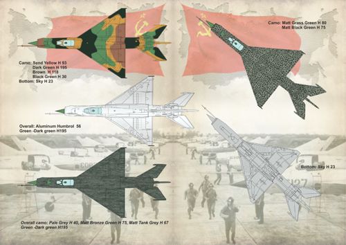 Print Scale 72116 1:72 MIG Air force of the Vietnam War