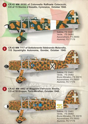 Print Scale 72121 1:72 Fiat CR.42 Falco