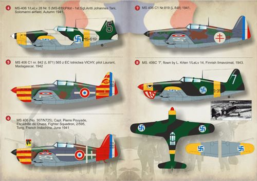 Print Scale 72127 1:72 Morane-Saulnier MS.406C1