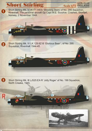 Print Scale 72133 1:72 Short Stirling