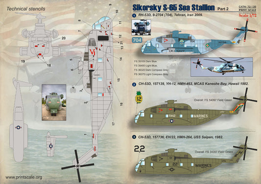 Print Scale 72135 1:72 Sikorsky S-65 Sea Stallion Part 2