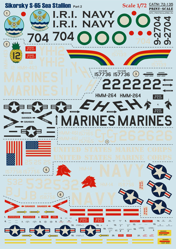 Print Scale 72135 1:72 Sikorsky S-65 Sea Stallion Part 2