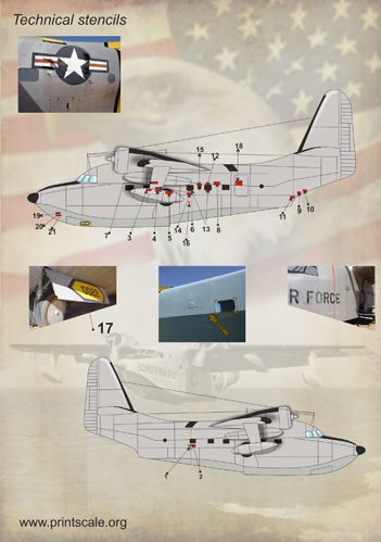 Print Scale 72136 1:72 Grumman HU-16 Albatross