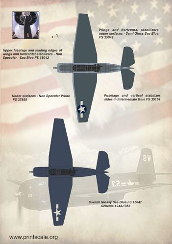 Print Scale 72140 1:72 Grumman TBF Avenger