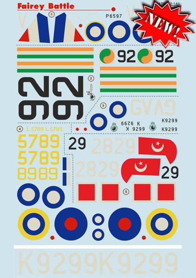 Print Scale 72141 1:72 Fairey Battle