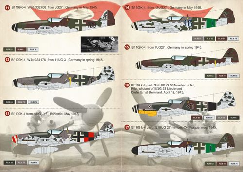 Print Scale 72146 1:72 Messerschmitt Bf-109K