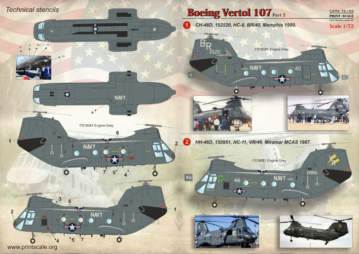 Print Scale 72153 1:72 Boeing Vertol 107 Part 2