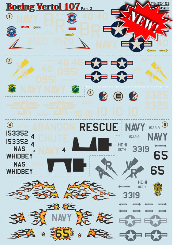 Print Scale 72153 1:72 Boeing Vertol 107 Part 2